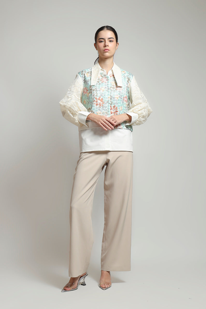 Bloom et Champs Tosca Lace Floral Shirt