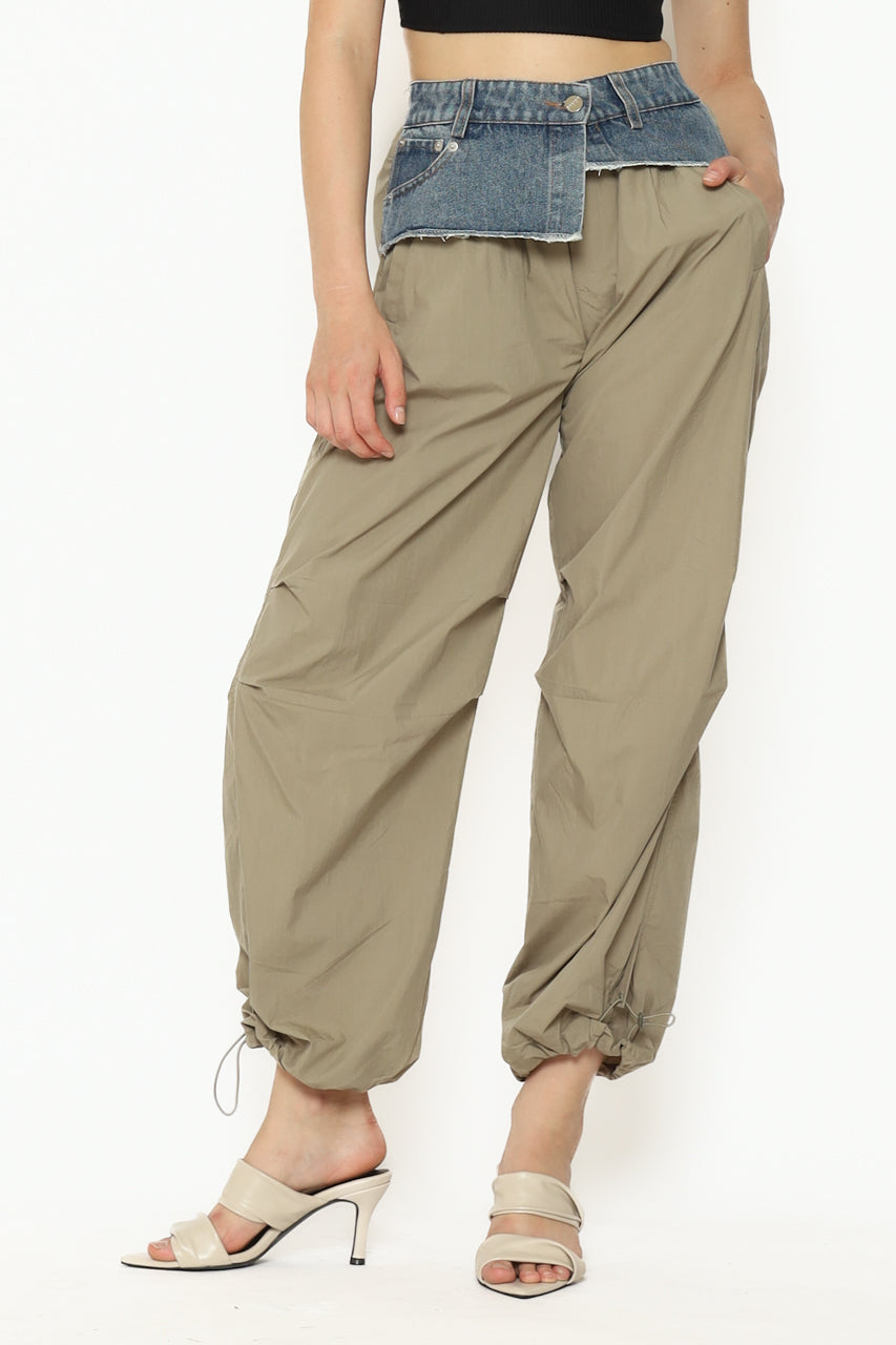 Bloom et Cotton Denim Jogger Pants