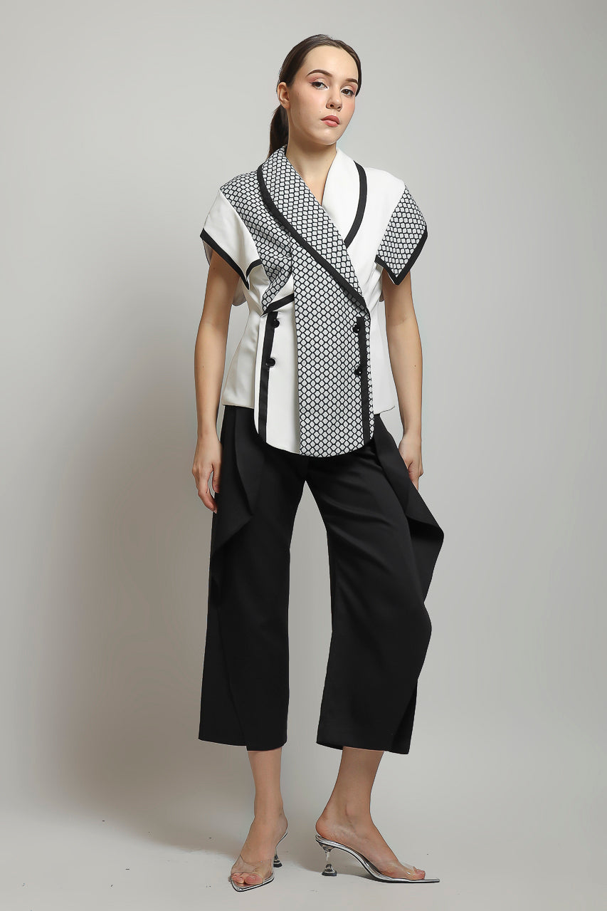 Bloom et Champs Checkered Hive Top