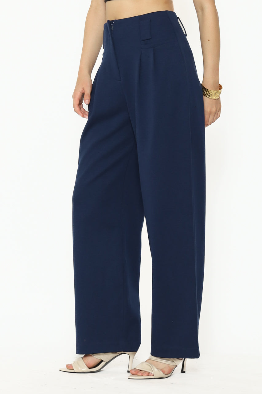 Bloom et Cotton Navy Interlock Pants