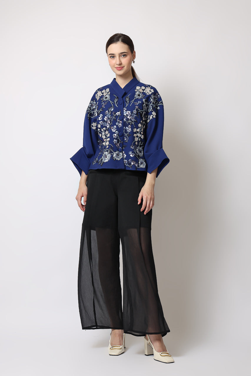 Bloom et Champs Blazer Biru Payet Elektrik