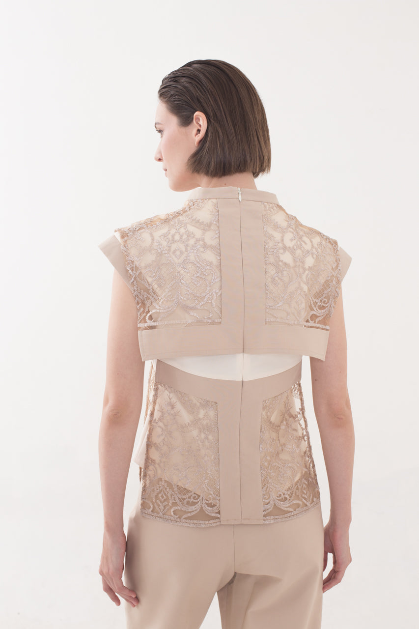 Bloom et Champs Layered Lace Top