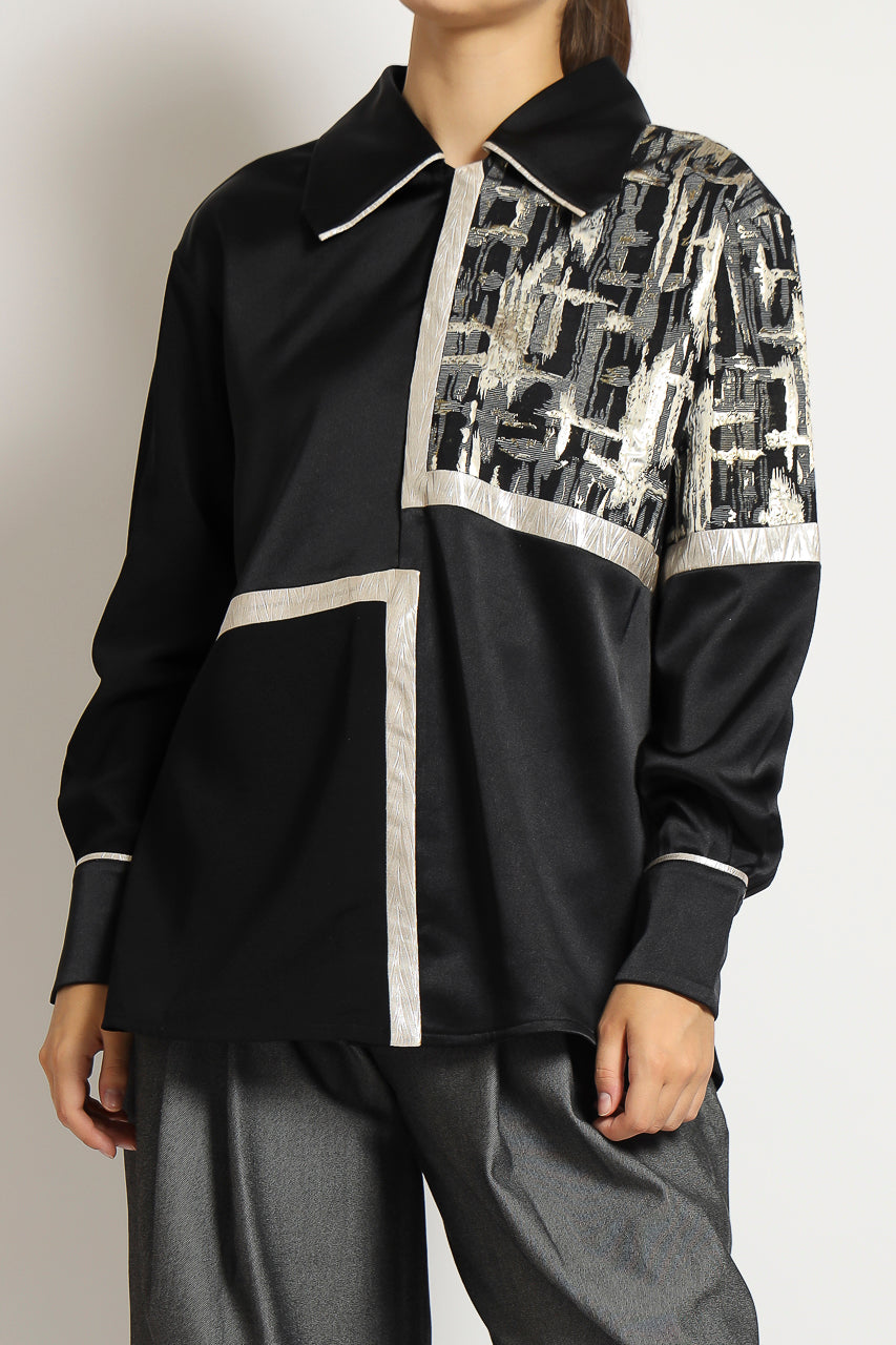 Bloom et Champs Kemeja Jacquard Siku