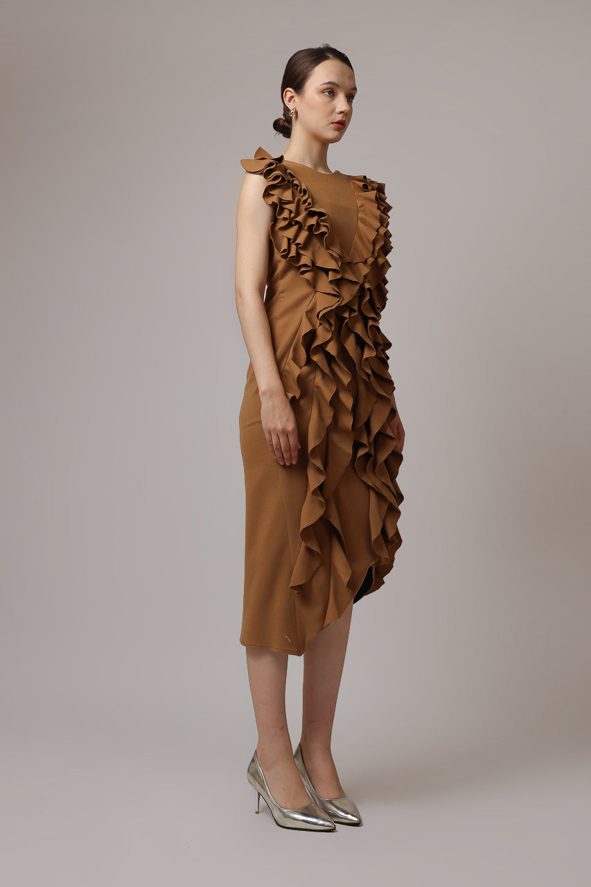 Bloom et Champs Dress Rumbai Caramel