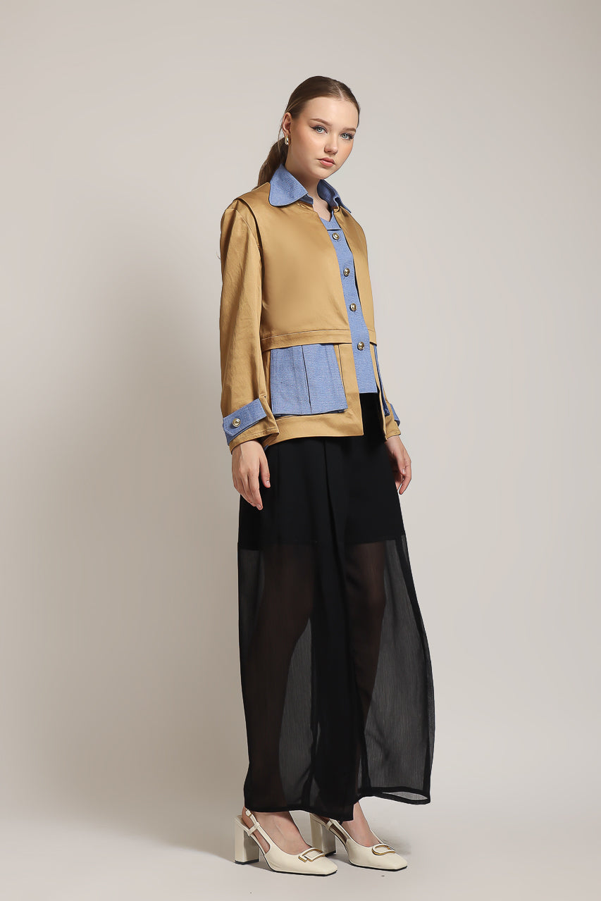 Bloom et Champs Kemeja Safari Denim