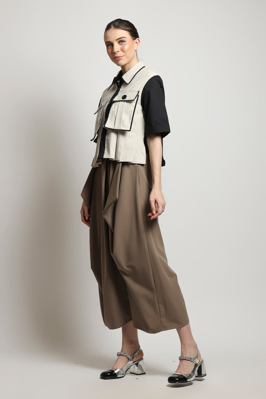 Bloom et Champs Kemeja Kantong Lipat