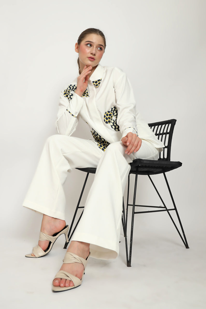 Bloom et Champs Kemeja Bunga Polka