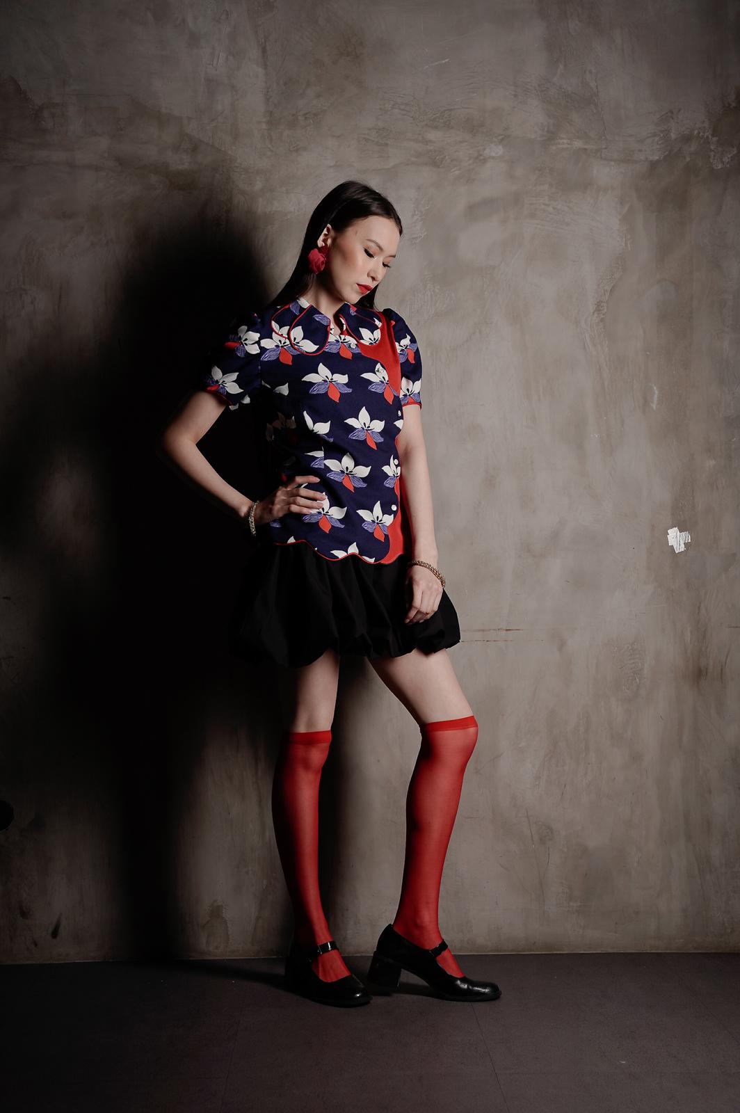 Bloom et Champs Scalloped Sakura Shirt