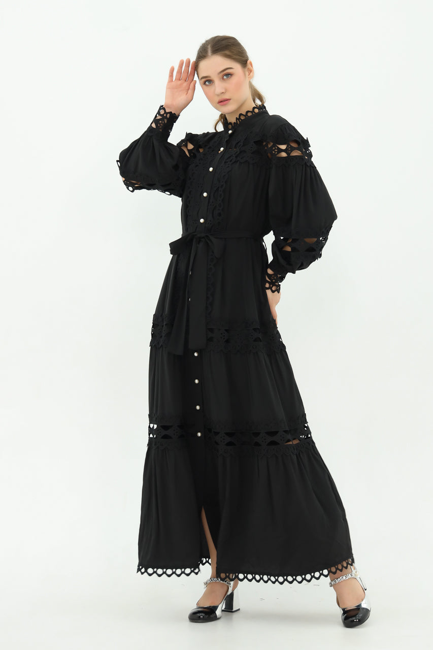 Bloom Lace Long Dress