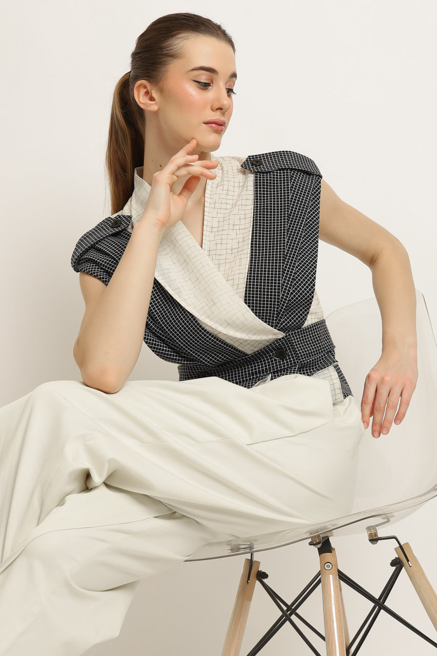 Bloom Et Champs Set Peplum Top Sketches