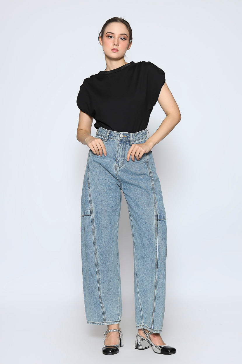 Bloom et Cotton Black Tee