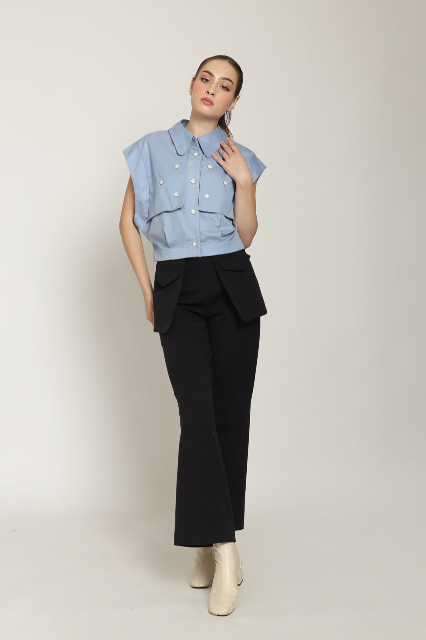 Bloom et Cotton Baby Blue Shirt