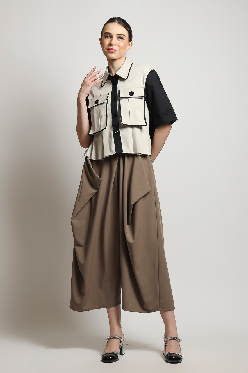 Bloom et Champs Kemeja Kantong Lipat