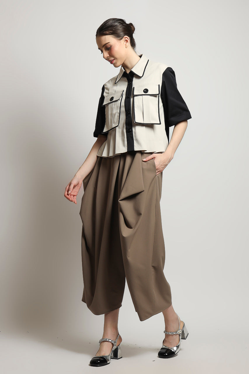 Bloom et Champs Kemeja Kantong Lipat