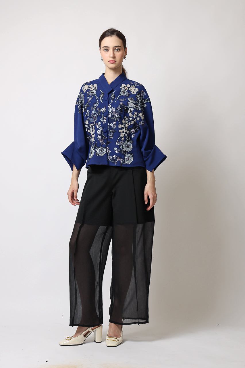 Bloom et Champs Blazer Biru Payet Elektrik