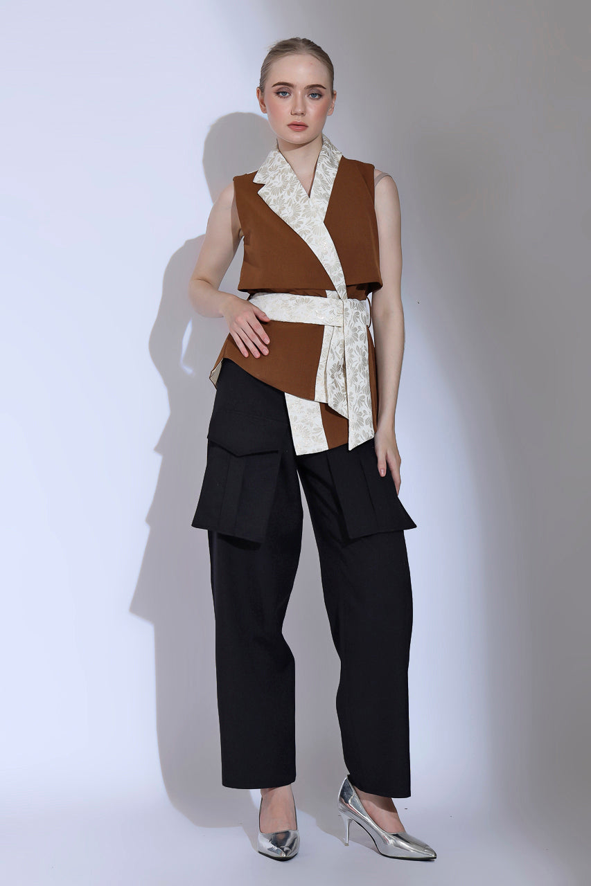 Bloom et Champs Vest Jinjet Terracotta