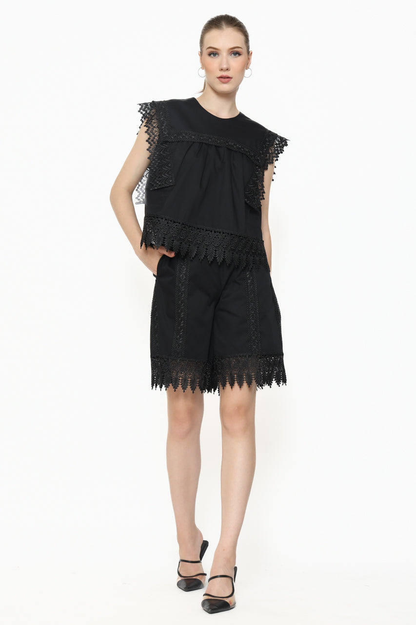 Bloom et Champs Kemeja Katun Renda