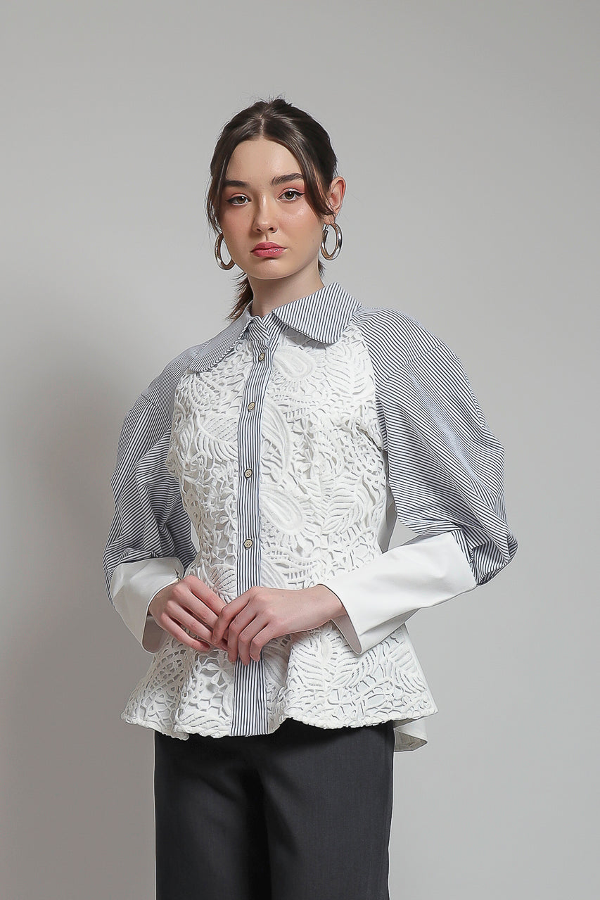 Bloom et Champs Kemeja Marcel Renda/ DT Pants Grey