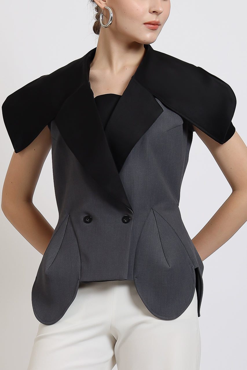 Bloom et Champs Prism Grey Blouse