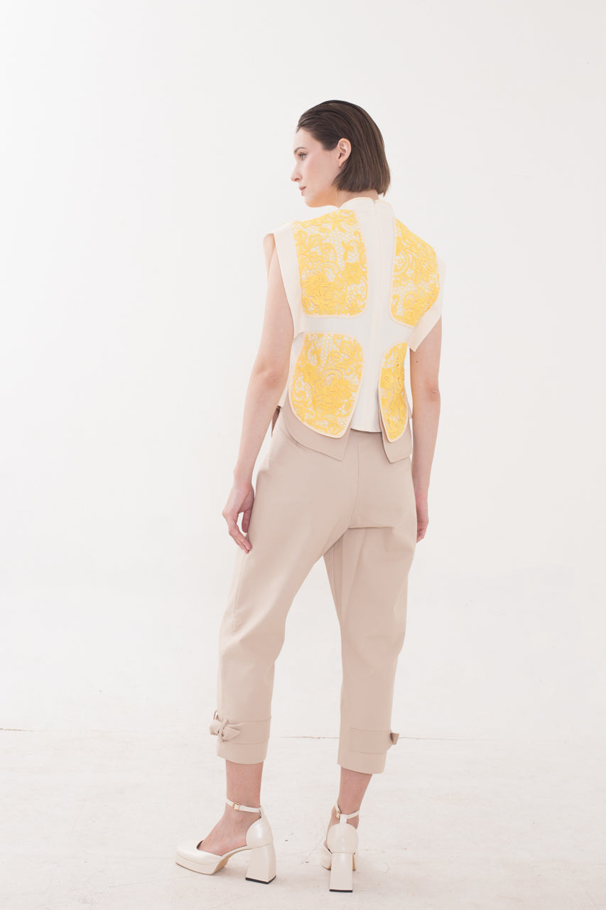 Bloom et Champs Lemon Lace Top