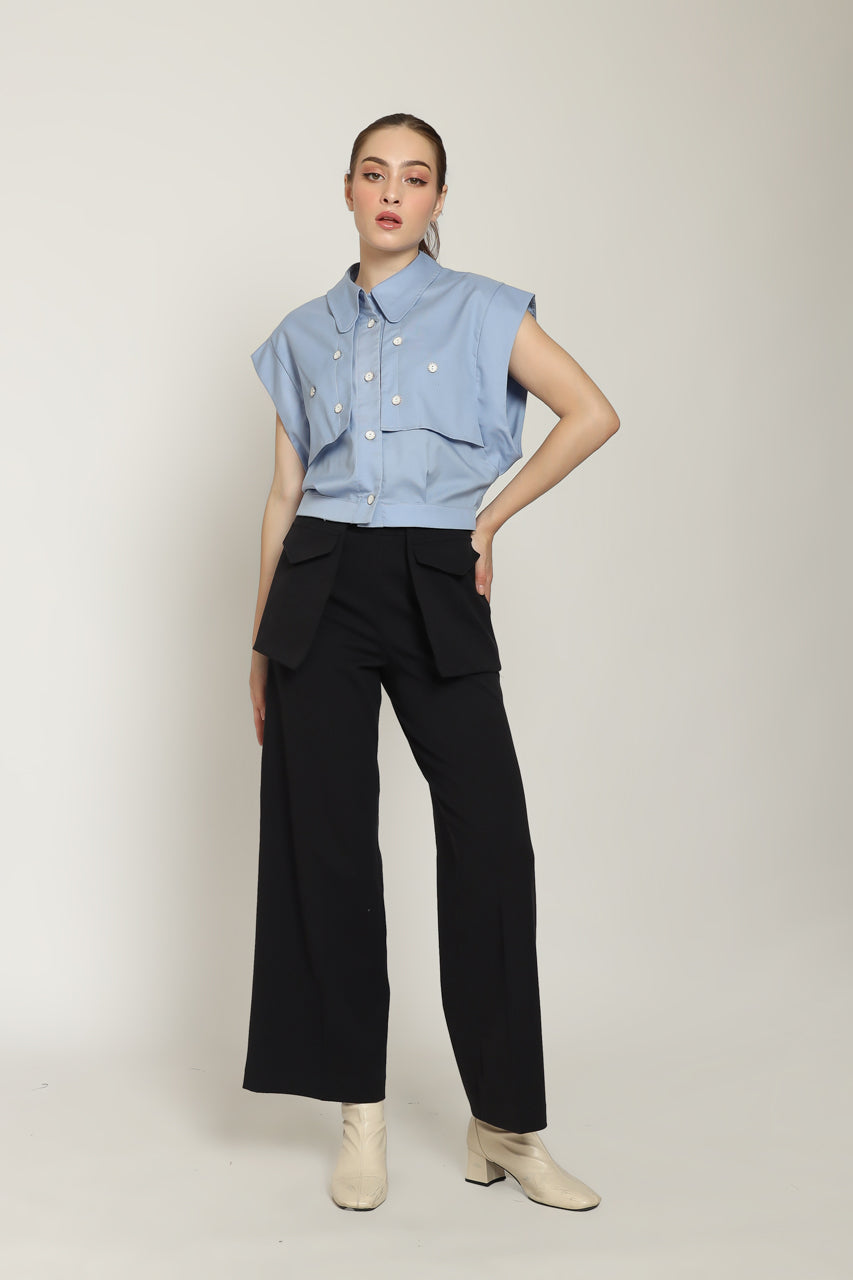 Bloom et Cotton Baby Blue Shirt