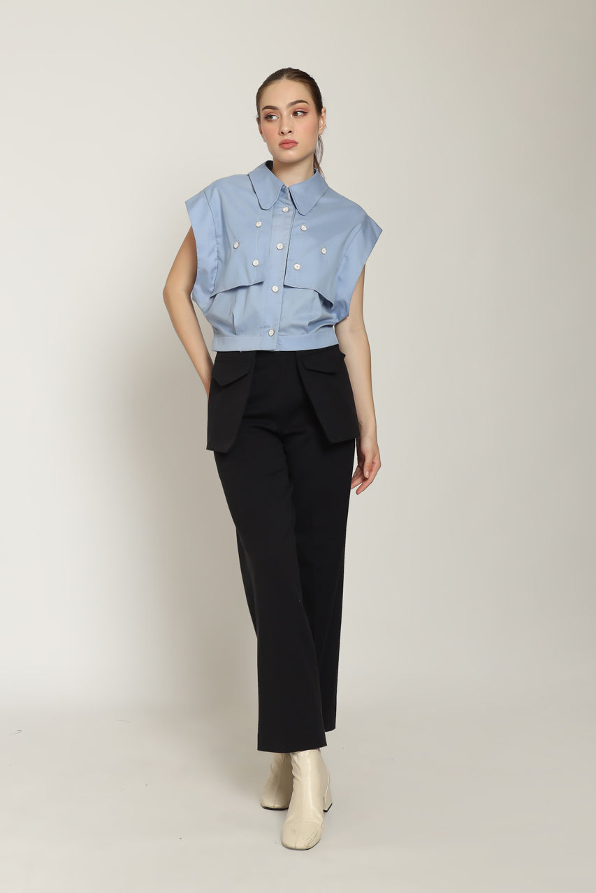 Bloom et Cotton Baby Blue Shirt