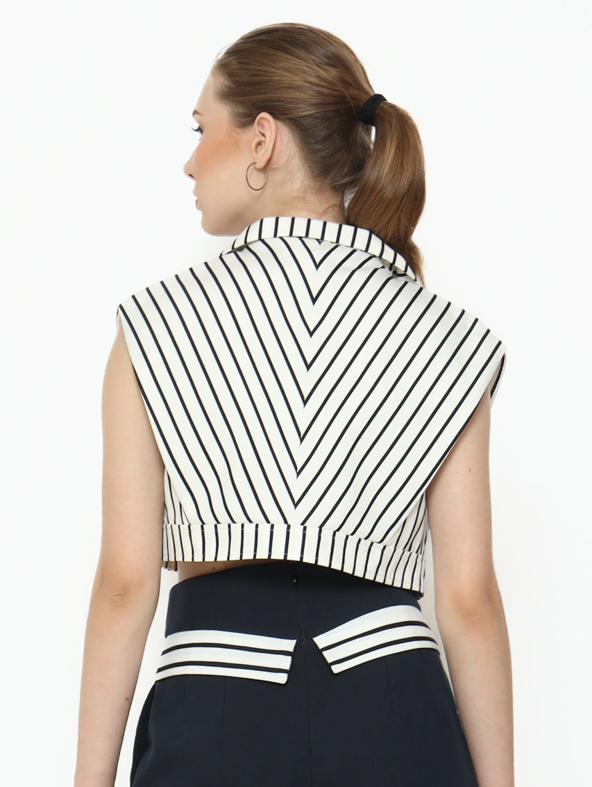 Bloom et Champs Vest Crop Belang