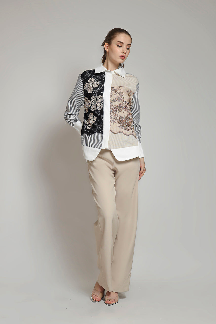 Bloom et Champs Kemeja BB in Creme