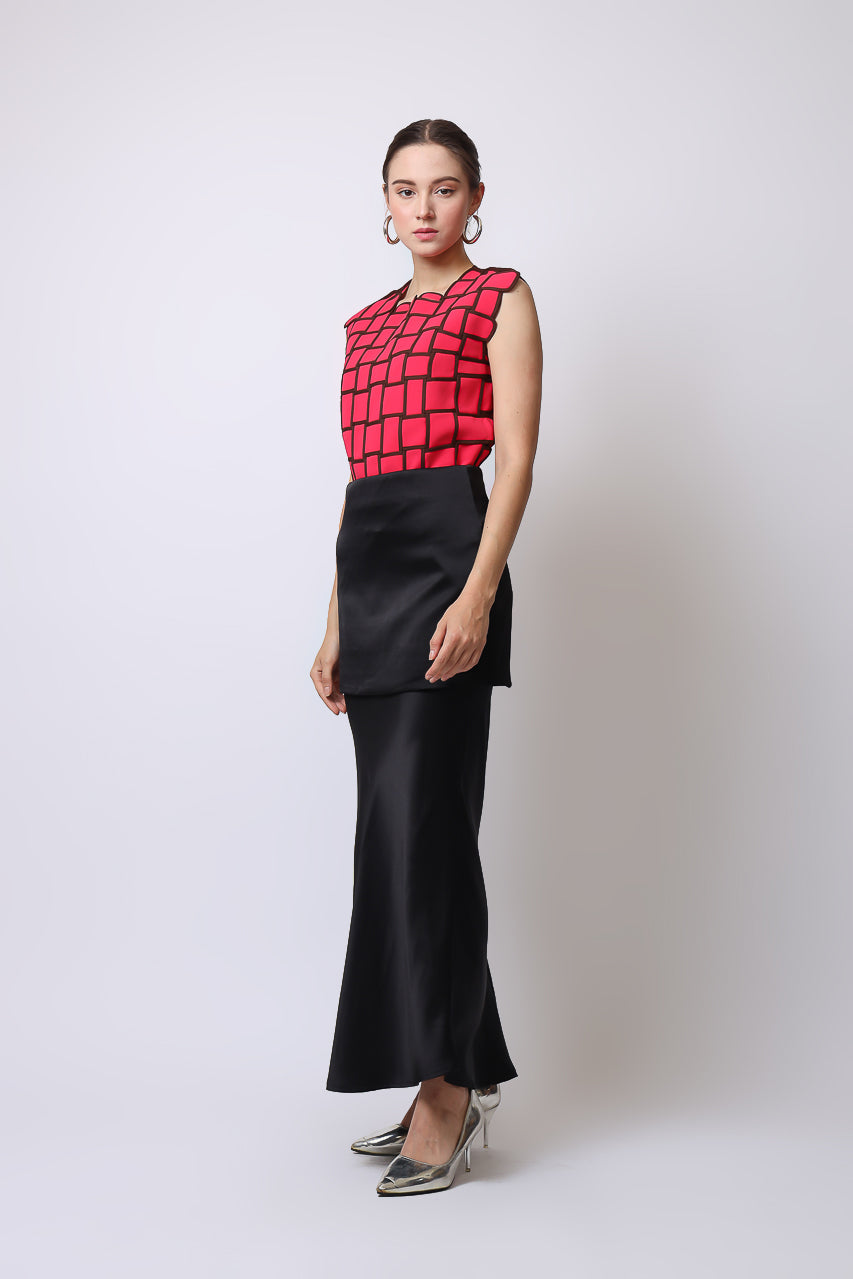 Bloom et Champs Anyam Fuschia Top/Alena Chiffon Pants