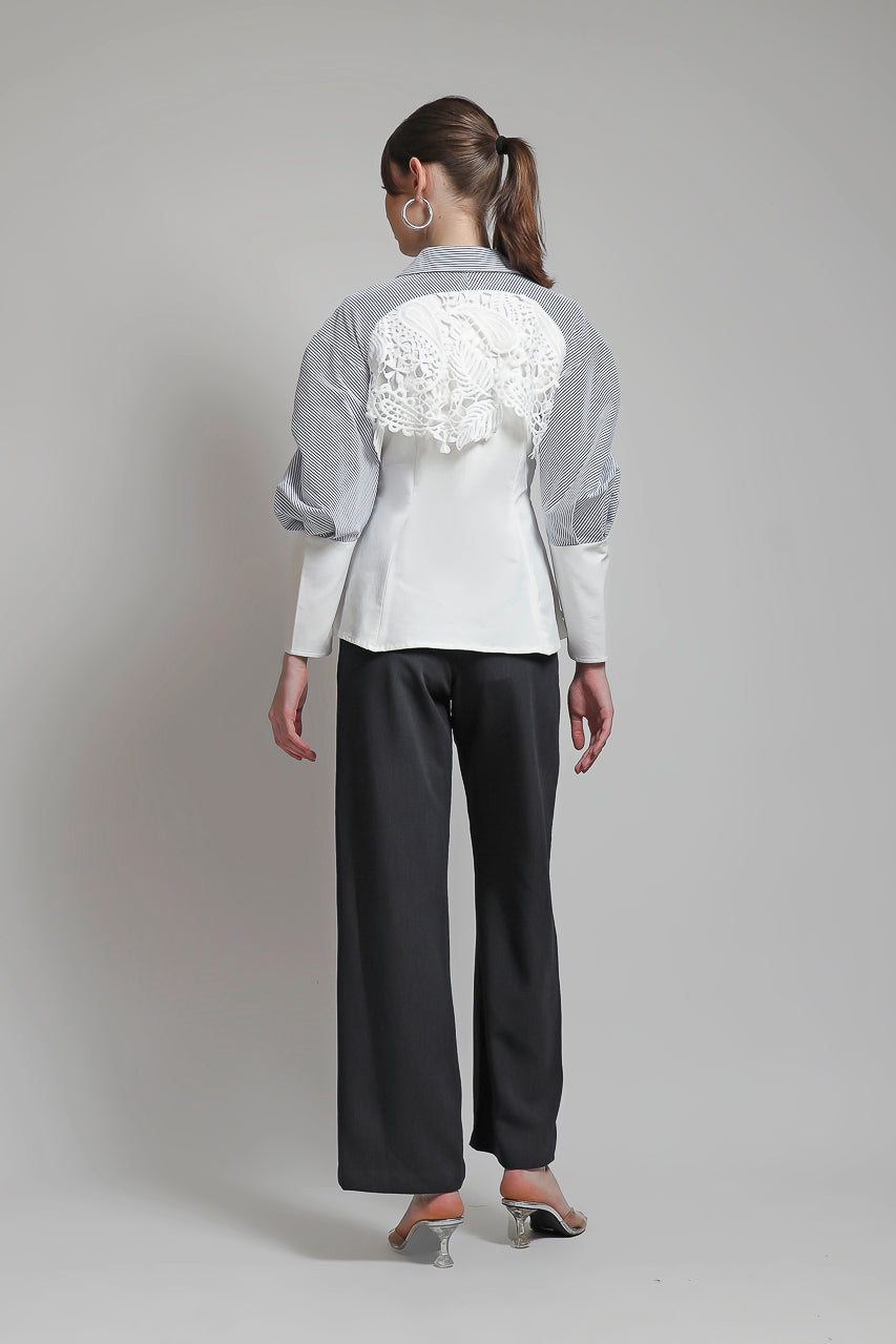Bloom et Champs Kemeja Marcel Renda/ DT Pants Grey