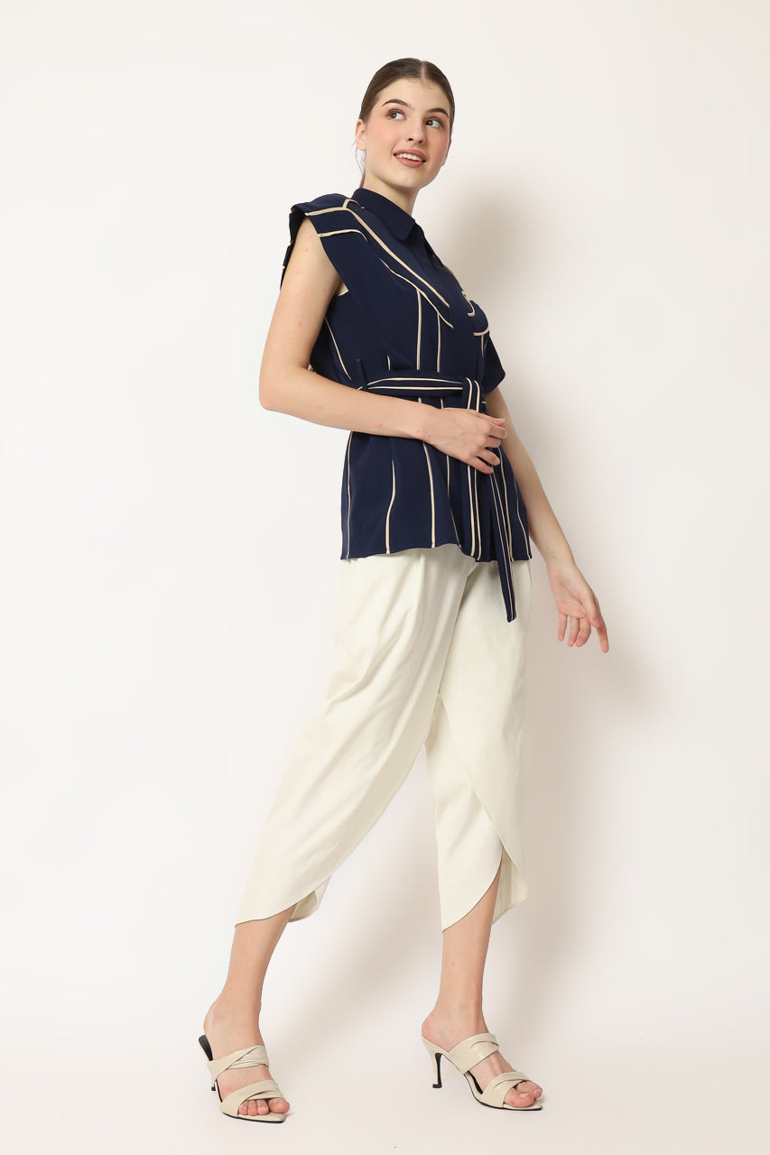 Bloom et Champs Tosca Top in Navy