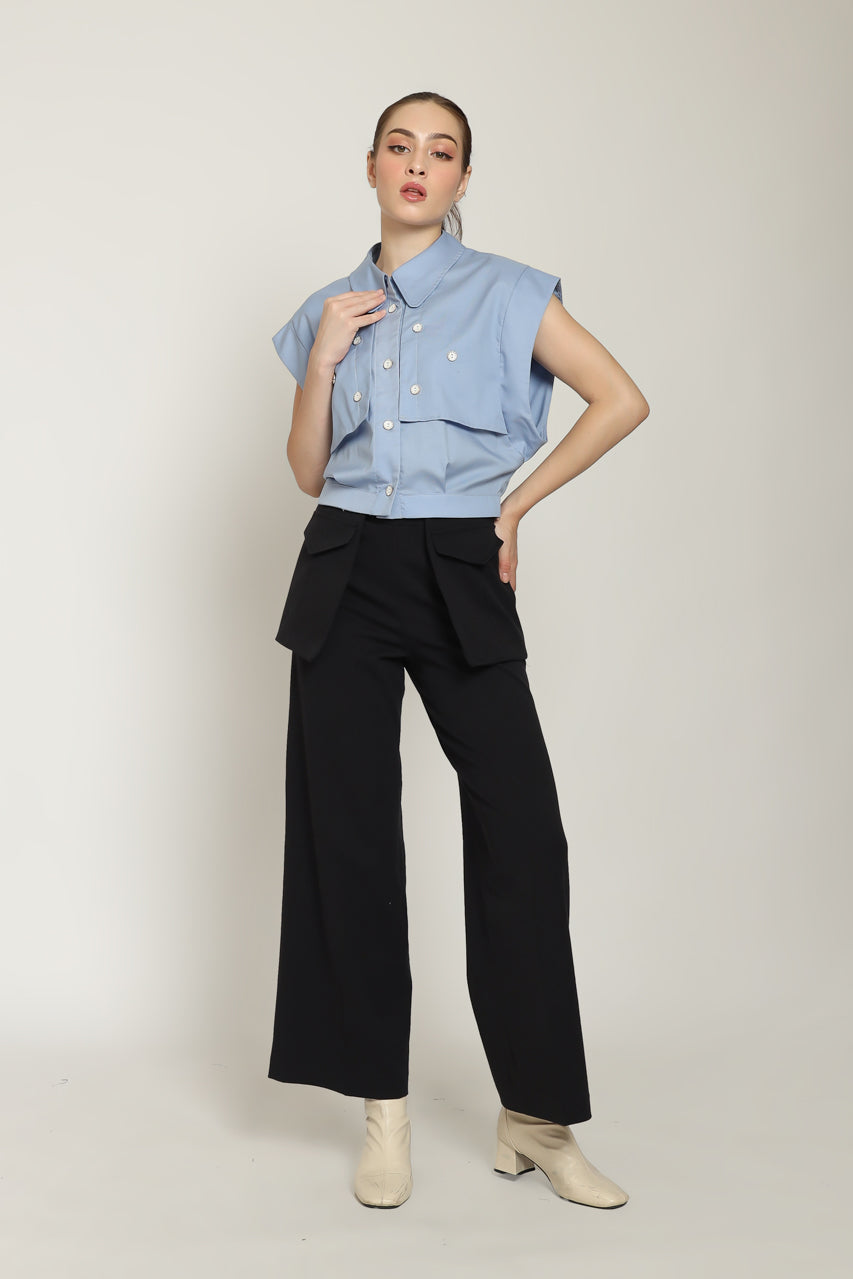 Bloom et Cotton Baby Blue Shirt