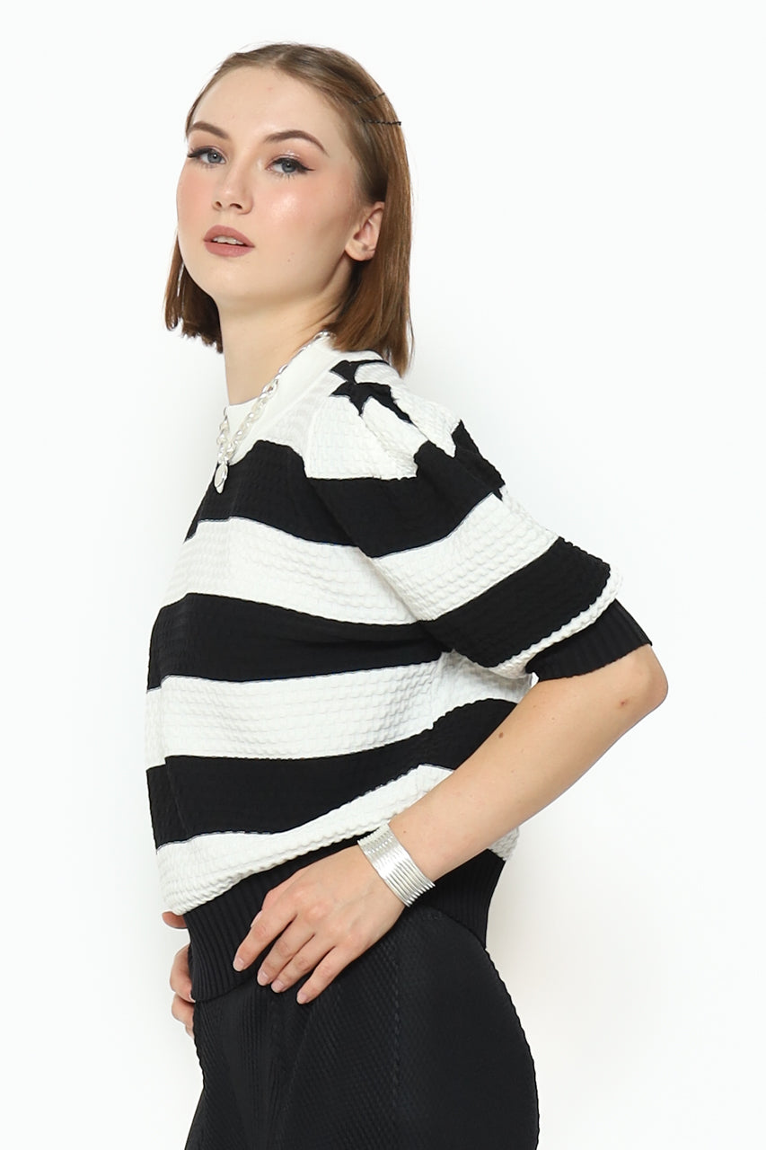 Bloom et Cotton Zebra Knit