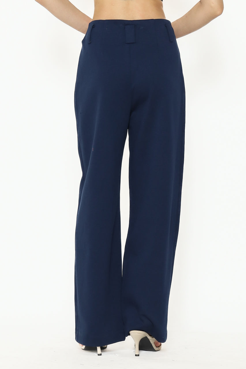 Bloom et Cotton Navy Interlock Pants