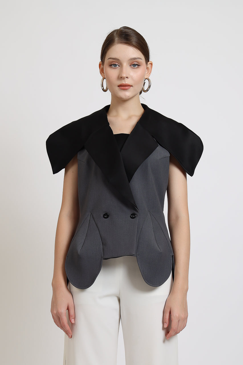 Bloom et Champs Prism Grey Blouse