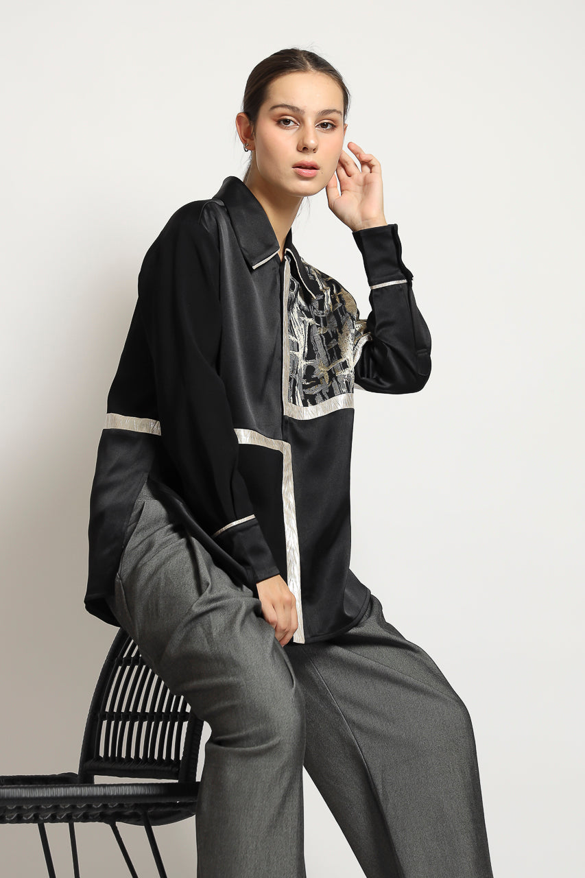 Bloom et Champs Kemeja Jacquard Siku