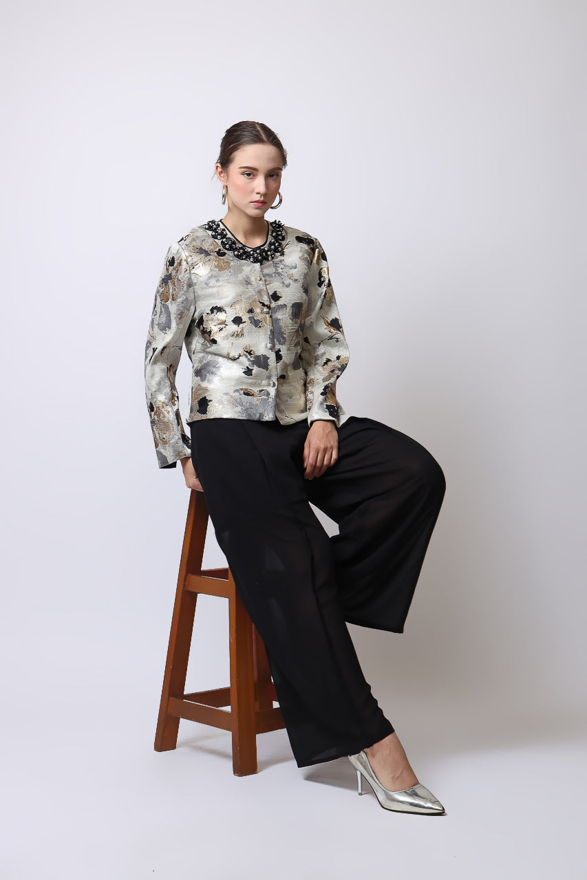 Bloom et Champs Jacquard Payet New Year Blazer