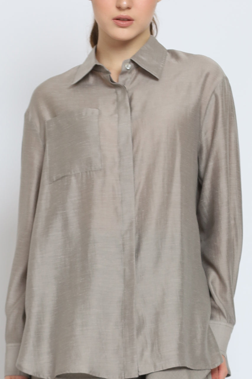 Bloom et Cotton Flowy Multi ways Bib Shirt/Assymetrical Skirt