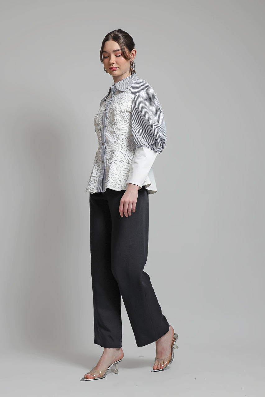 Bloom et Champs Kemeja Marcel Renda/ DT Pants Grey