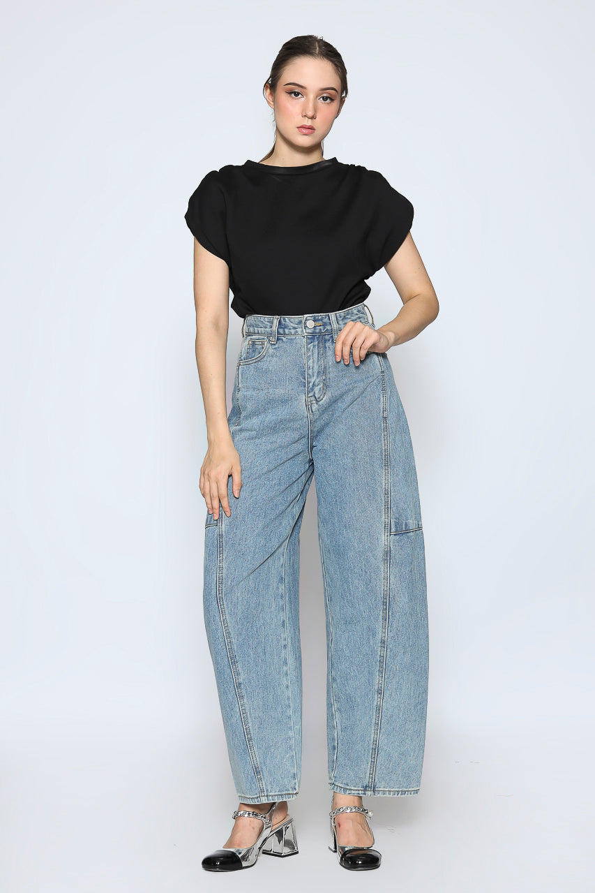 Bloom et Cotton Black Tee