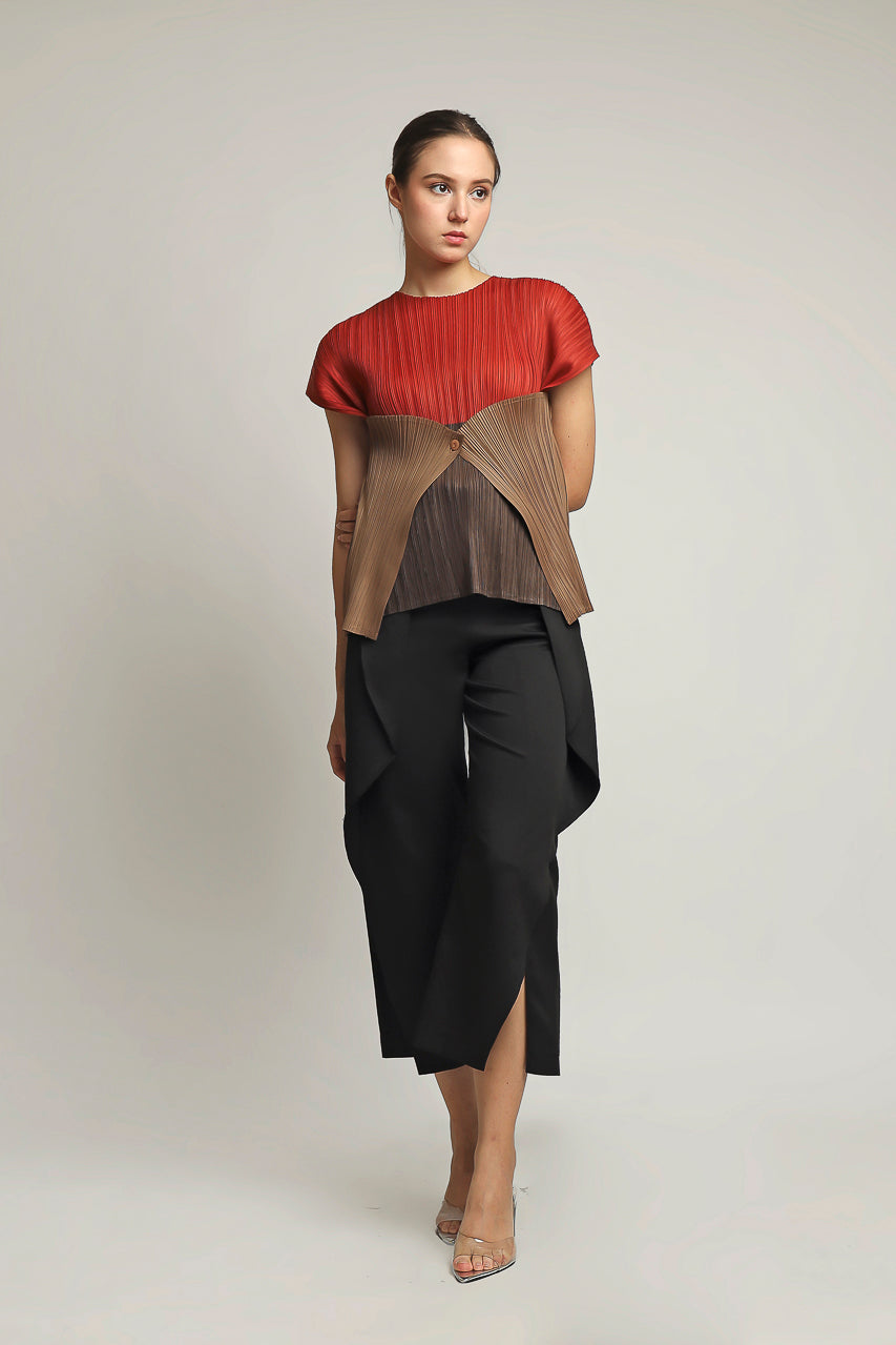 Bloom et Champs Three Tone Pleats