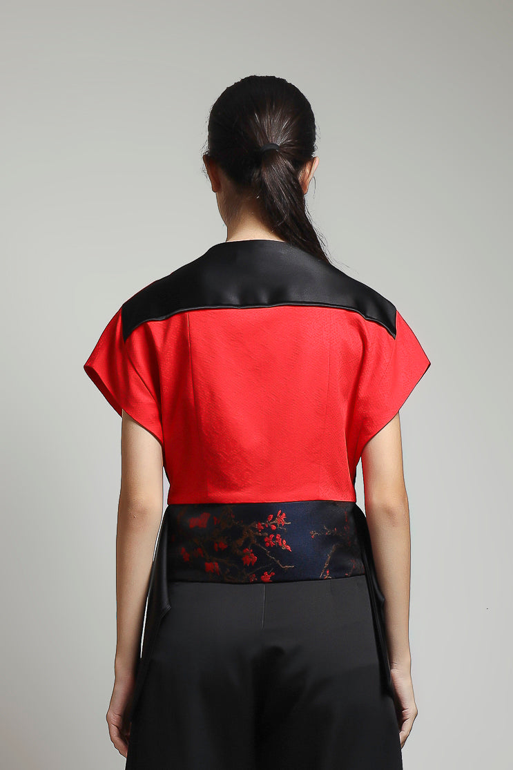 Bloom et Champs Tassel Top Jacquard