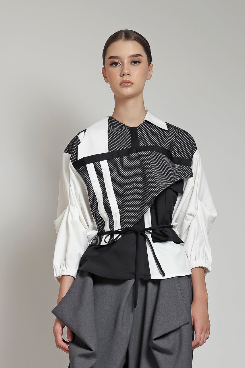 Bloom et Champs Kemeja Layer / Celana Kewer Abu