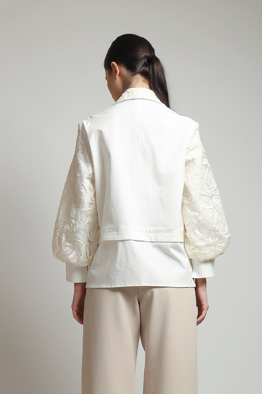 Bloom et Champs Tosca Lace Floral Shirt