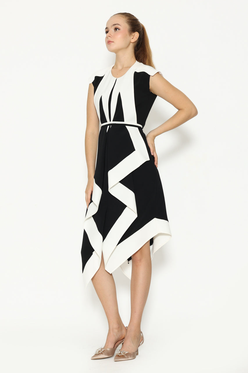 Bloom et Champs Assymetry Panda Dress