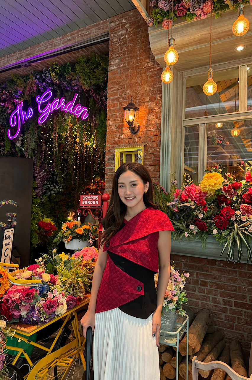 Bloom et Champs Top Jacquard Juntai