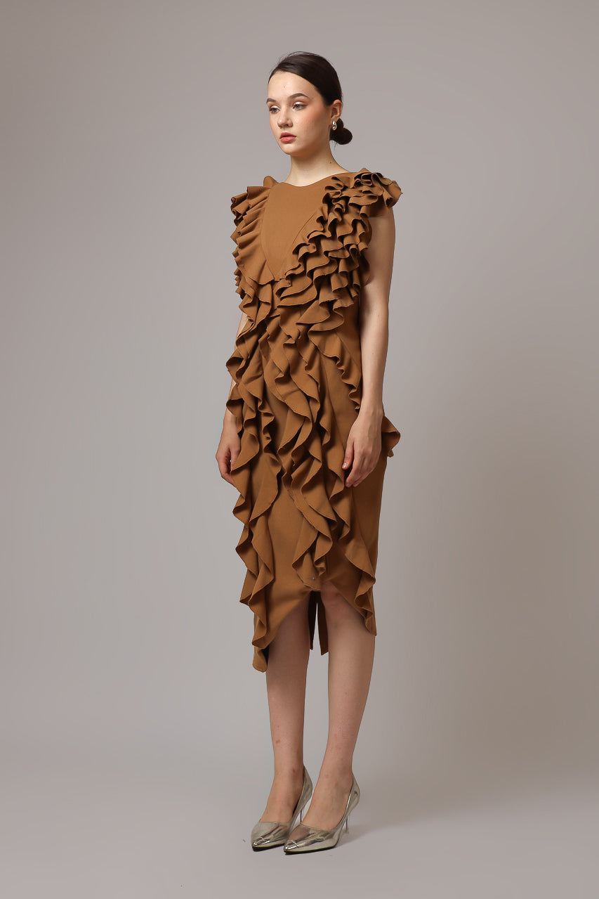 Bloom et Champs Dress Rumbai Caramel