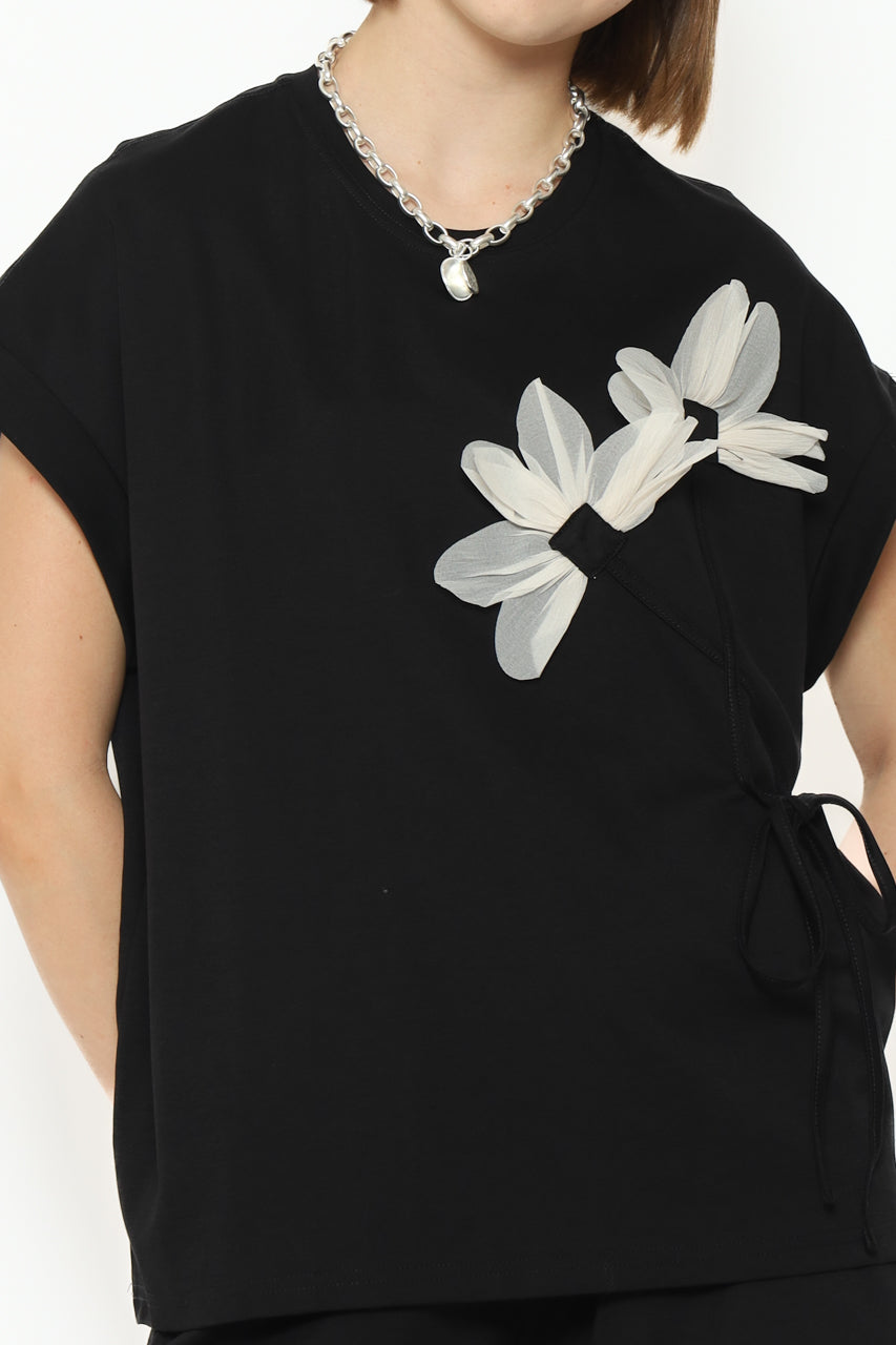 Bloom et Cotton Black Flower Set