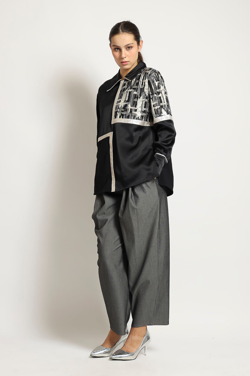 Bloom et Champs Kemeja Jacquard Siku