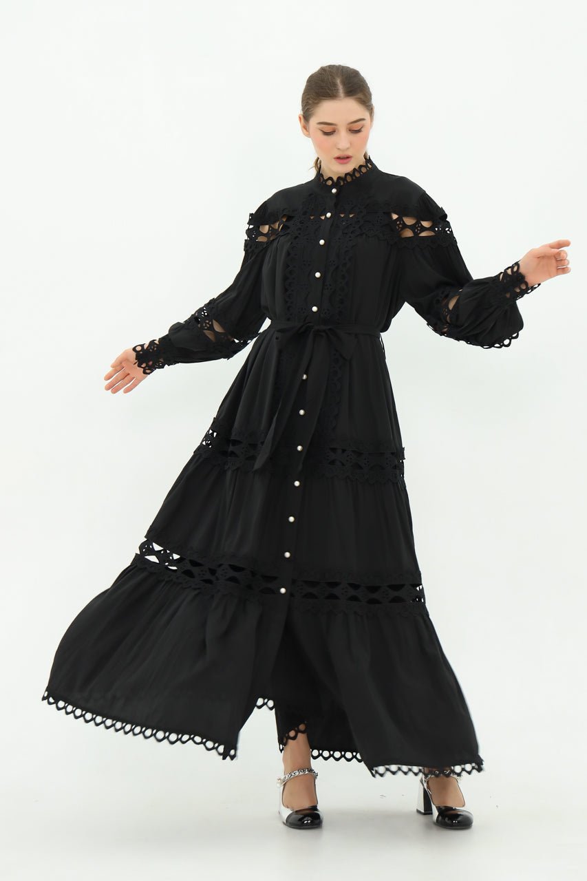 Bloom Lace Long Dress